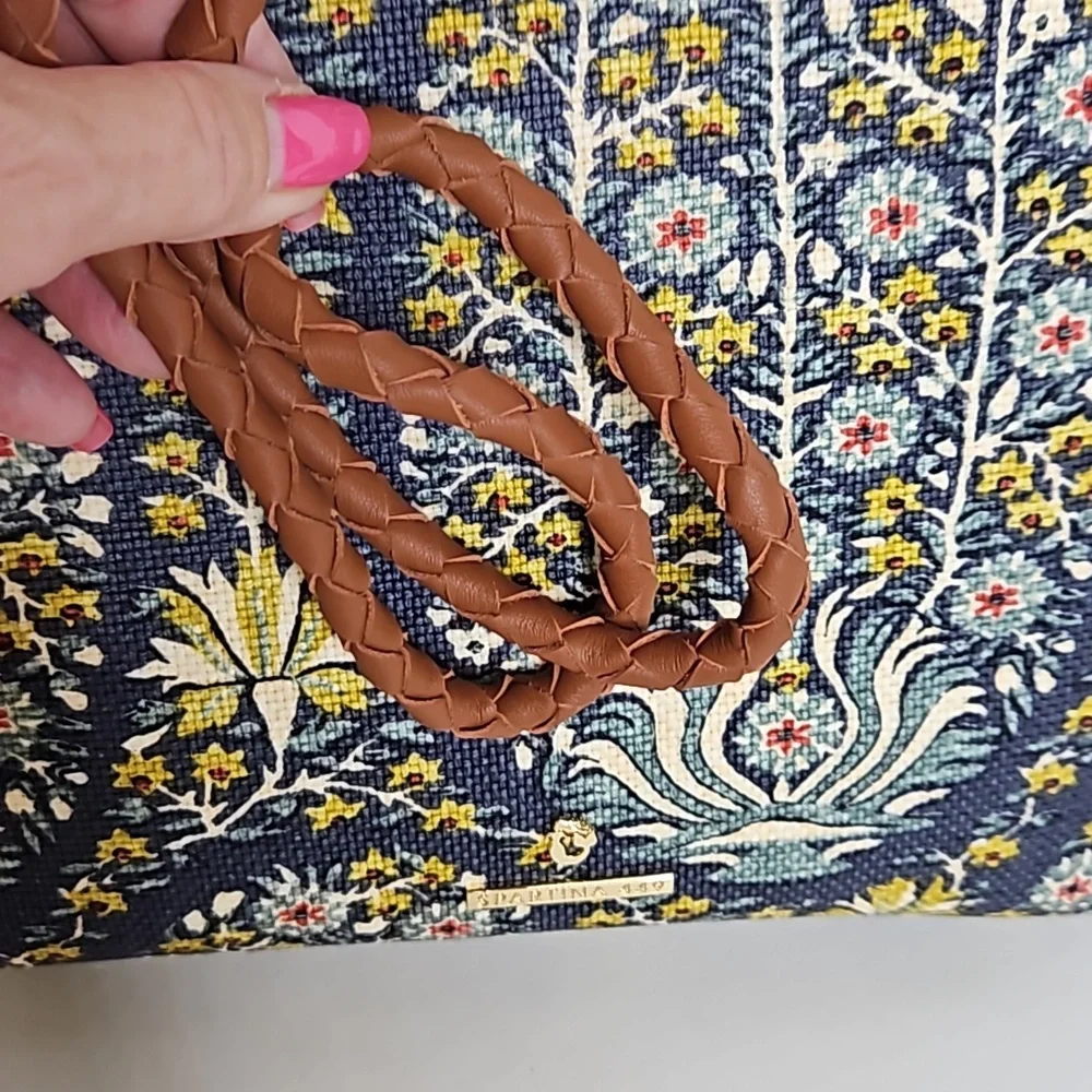 Spartina 449 Lyla Hobo Bag and Matching Grab n Go Keychain Jones Hundred